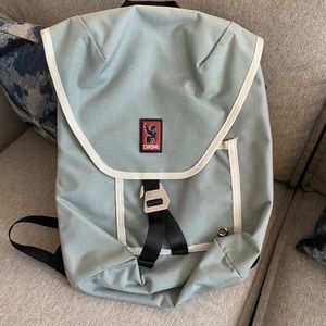 Chrome Industries powder blue backpack.  Like new